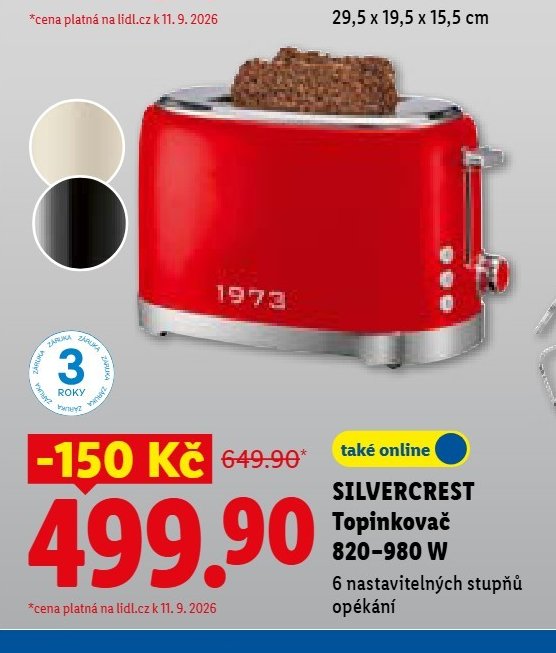 SILVERCREST Topinkovač 820-980 W
