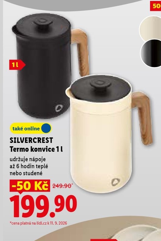 SILVERCREST Termo konvice 1 l