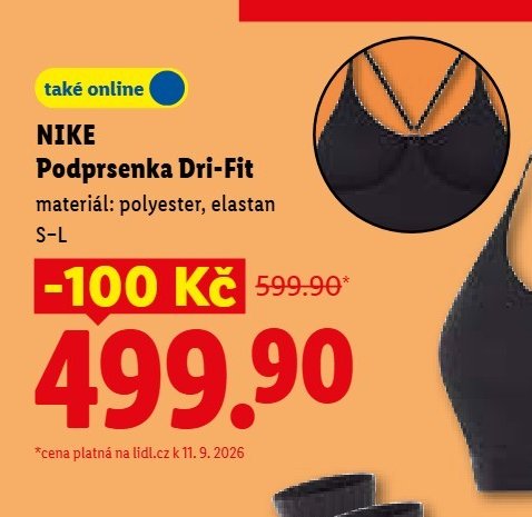 NIKE Podprsenka Dri-Fit