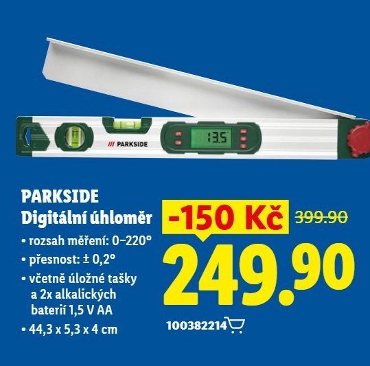 PARKSIDE Digitální úhloměr