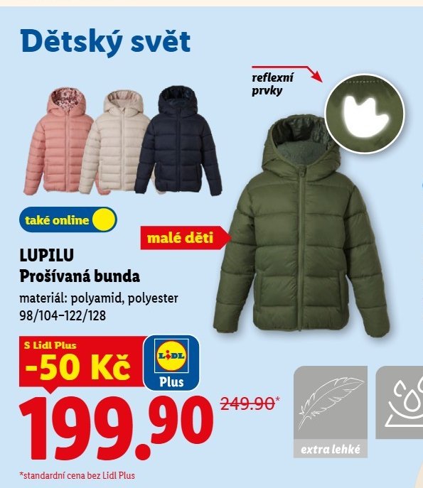 Lupilu Prošívaná bunda (malé děti)