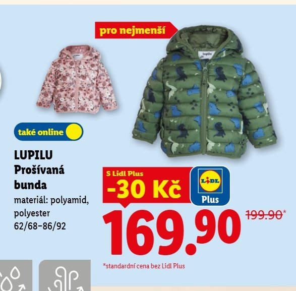 Lupilu Prošívaná bunda (pro nejmenší)