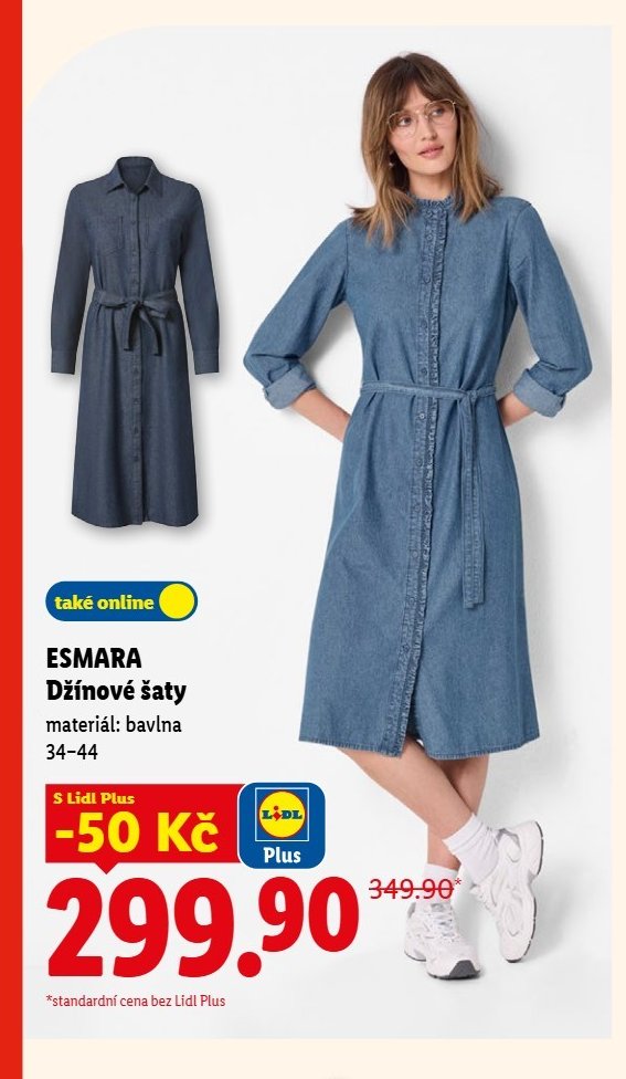 ESMARA Džínové šaty