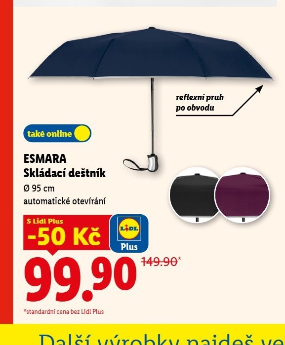 ESMARA Skládací deštník
