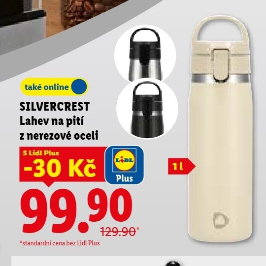SILVERCREST Lahev na pití z nerezové oceli