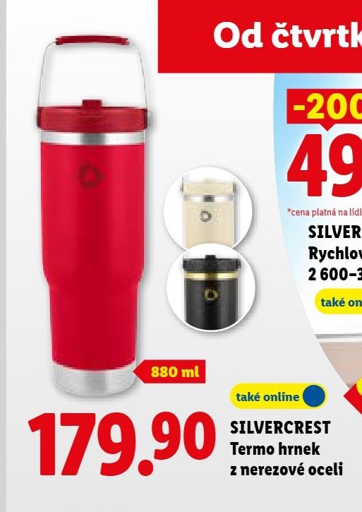 SILVERCREST Termo hrnek z nerezové oceli