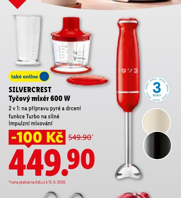 SILVERCREST Tyčový mixér 600 W