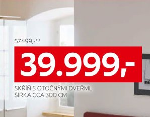 Skříň s otočnými dveřmi