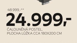 Čalouněná postel