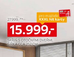 Skříň s otočnými dveřmi