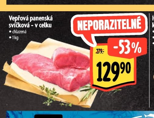 Vepřová panenská svíčková