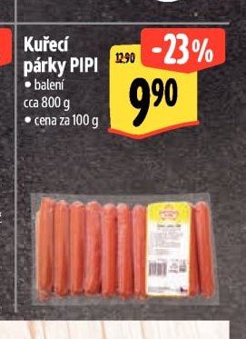 Kuřecí párky PIPI