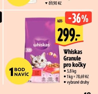 Whiskas Granule pro kočky