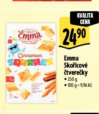 Emma Skořicové čtverečky