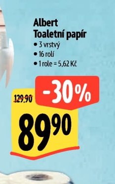 Albert Toaletní papír