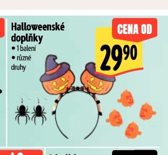 Halloweenské doplňky