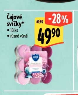 Čajové svíčky