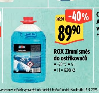 ROX Zimní směs do ostřikovačů