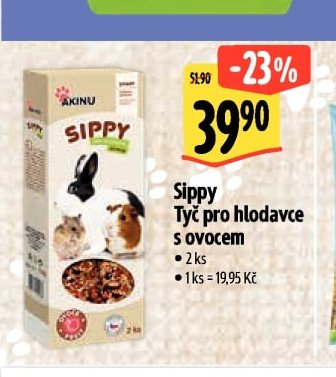 Sippy Tyč pro hlodavce s ovocem