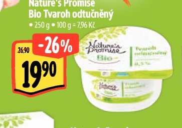 Nature's Promise Bio Tvaroh odtučněný