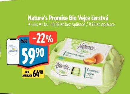 Nature's Promise Bio Vejce čerstvá