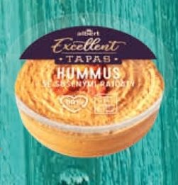 Hummus se sušenými rajčaty