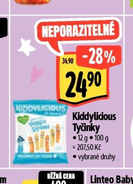Kiddylilicious Tyčinky