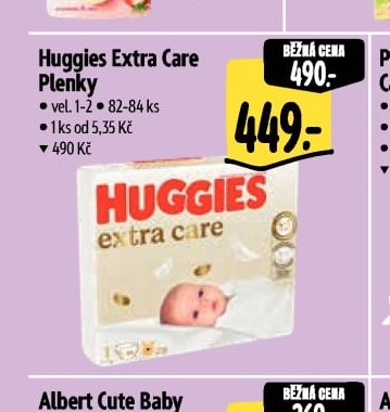 Huggies Extra Care Plenky