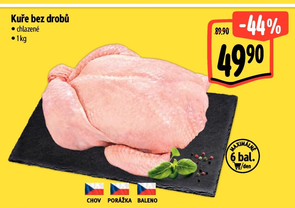 Kuře bez drobů