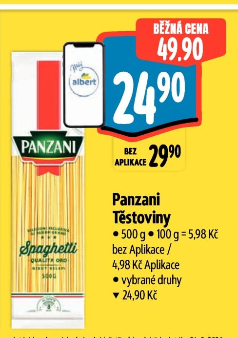 Panzani Těstoviny