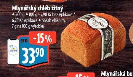 Mlynářský chléb žitný