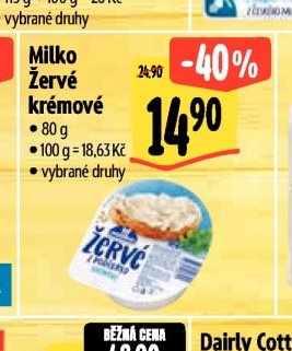 Milko Žervé krémové 80 g