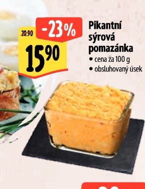 Pikantní sýrová pomazánka