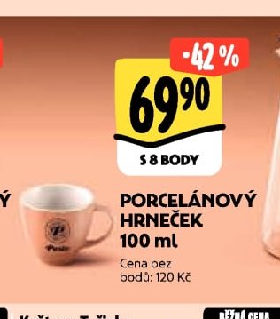 Porcelánový hrneček 100 ml