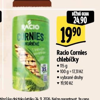 Racio Cornies chlebíčky