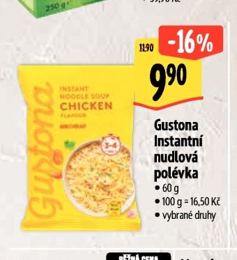 Gustona Instantní nudlová polévka