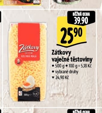 Zátkovy vaječné těstoviny