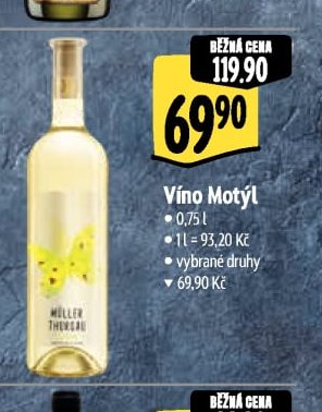 Víno Motýl