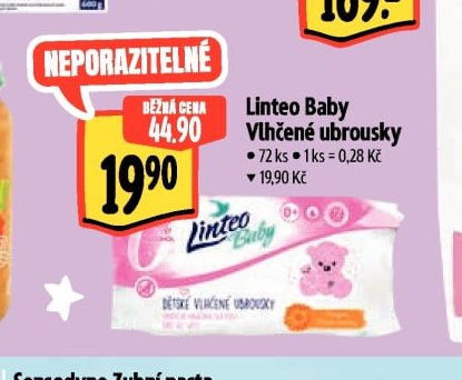 Linteo Baby Vlhčené ubrousky