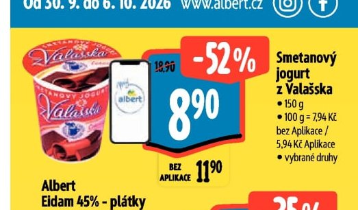 Smetanový jogurt Valaška