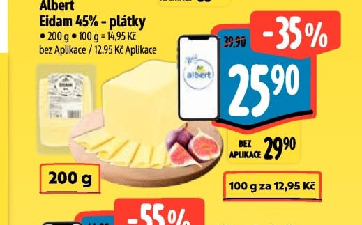 Albert Eidam 45% - plátky