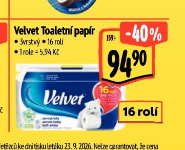 Velvet Toaletní papír
