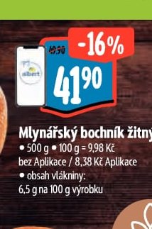 Mlynářský bochník žitný