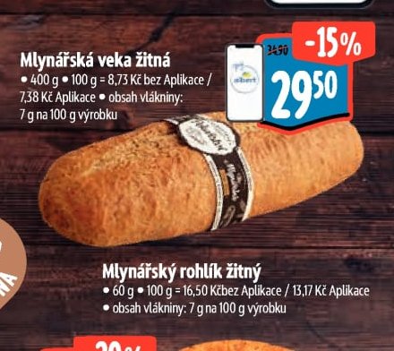 Mlynářská veka žitná