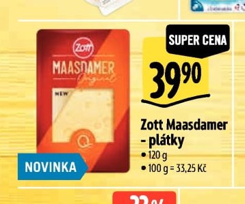 Zott Maasdamer - plátky