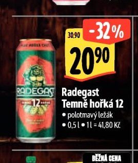 Radegast Temně hořká 12