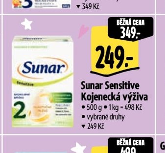 Sunar Sensitive Kojenecká výživa