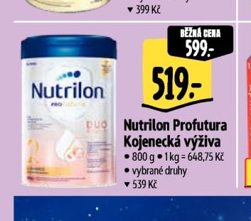 Nutrilon Profutura Kojenecká výživa