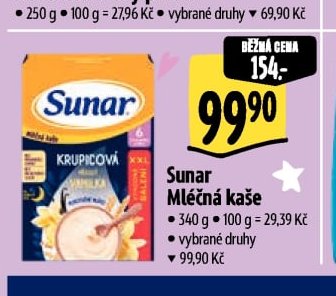 Sunar Mléčná kaše