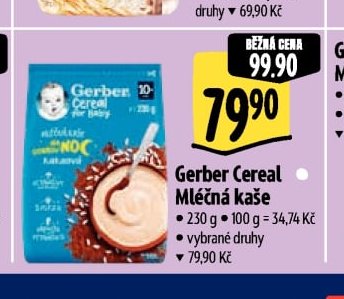 Gerber Cereal Mléčná kaše